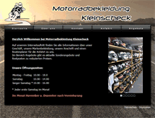 Tablet Screenshot of motorradbekleidung-kleinscheck.de